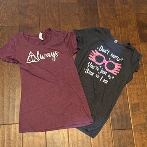 Harry Potter t shirts  lot of two
